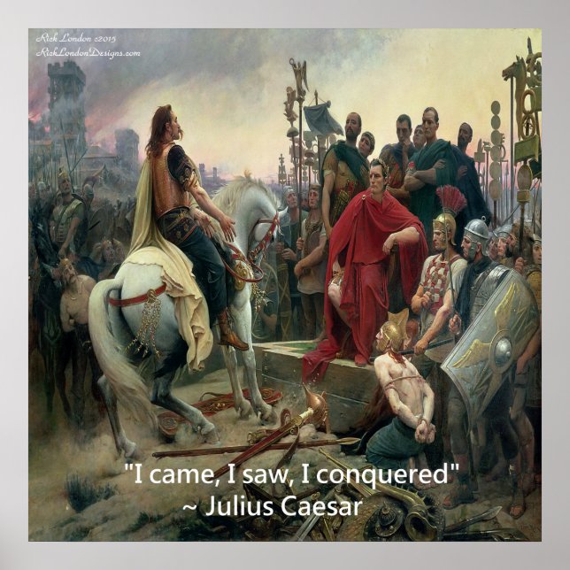 Julius César & I Conquis Poster de Citation (Devant)