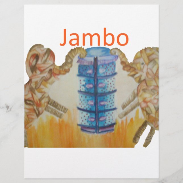 Jumbo Baby Kids Jambo African Elephant Design (Devant)