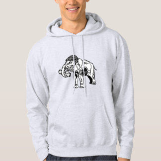 Jumbo Basic Sweat à capuche (Gris)