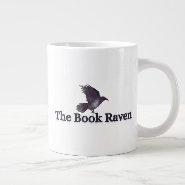 Jumbo Book Raven Mug (20 oz) (Droite)
