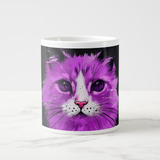 Jumbo Cat Café Mug