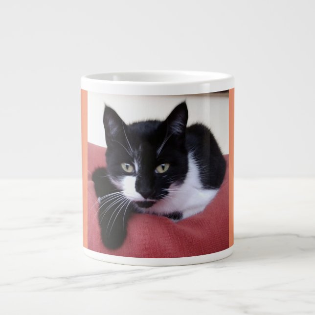 Jumbo Cat Photo Mug (Devant)