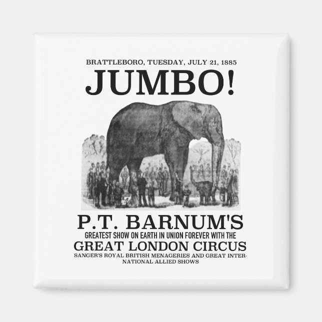 Jumbo dans Brattleboro Magnet (Devant)