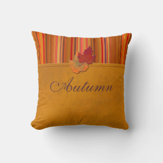 Jumbo Feuilles d'automne et Coussins de rayures