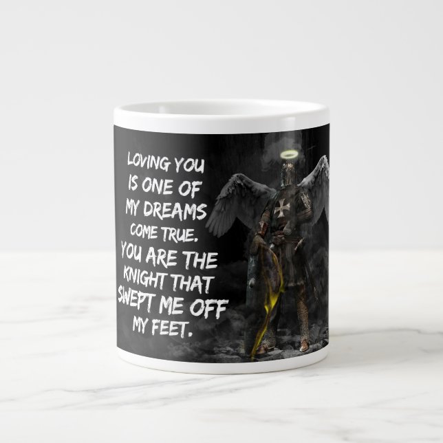 Jumbo Mug Avec Une Citation Amoureuse Pour Lui (Devant)