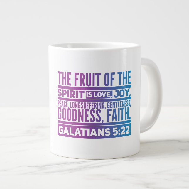 Jumbo Mug Cadeau Fruit (Devant droit)
