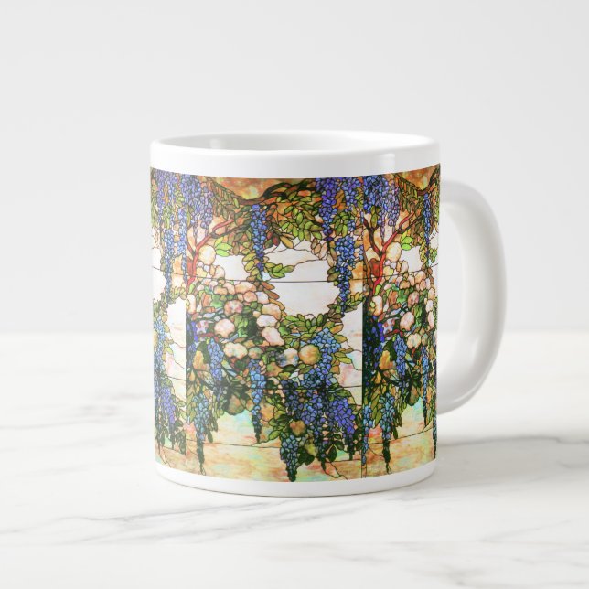 Jumbo Mug de fleurs Art nouveau (Devant droit)