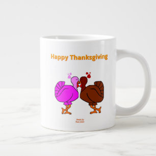 Jumbo Mug de la passion de Thanksgiving