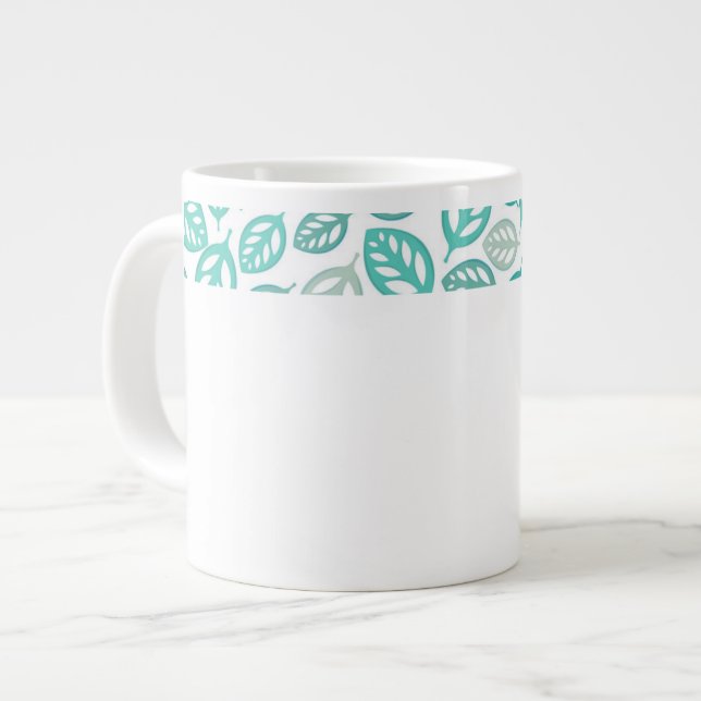 Jumbo Mug feuille (Devant gauche)