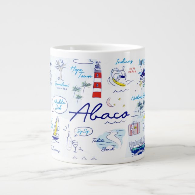 Jumbo Mug : "La ville de l'espoir d'ABC" (Devant)