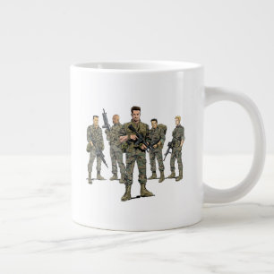 Jumbo Mug - Marines & Logo "Blowback"