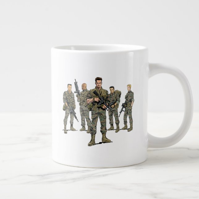 Jumbo Mug - Marines & Logo "Blowback" (Droite)