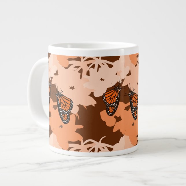 Jumbo Mug - Nourrir Monarch Butterfly (Devant gauche)