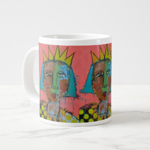 Jumbo Mug - Peinture à vaporiser et couronne