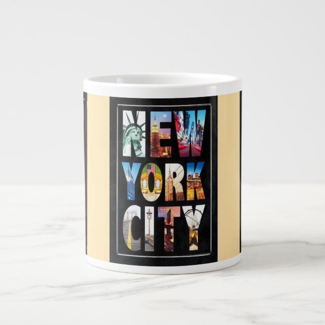 Jumbo Mugs - Tasses de café et de thé en céramique (Devant)