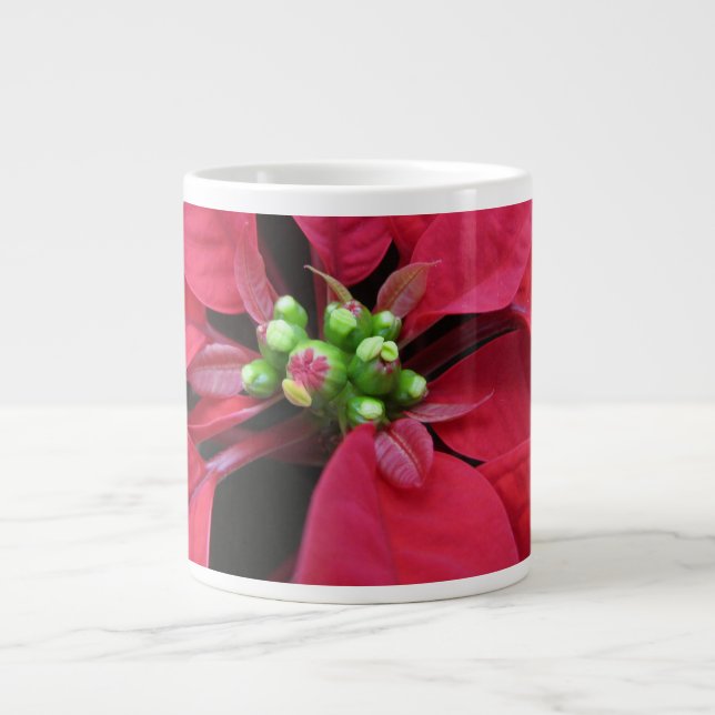 Jumbo Poinsettia Mug (Devant)