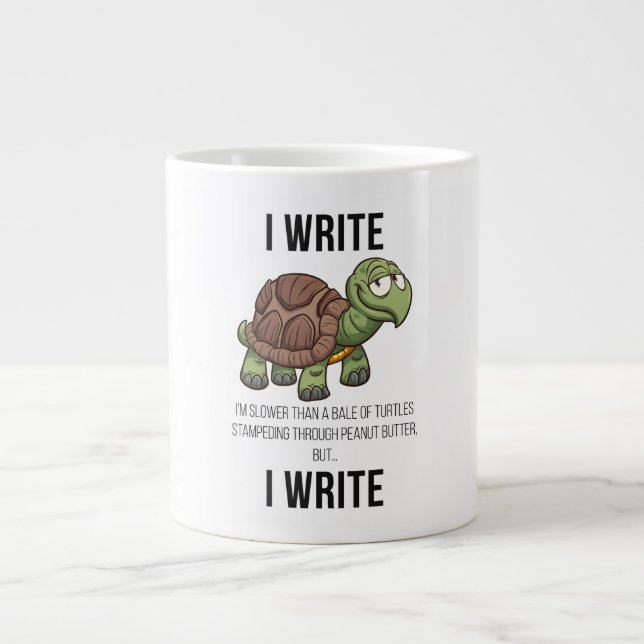 Jumbo Word Turtle Coffee Mug (Devant)