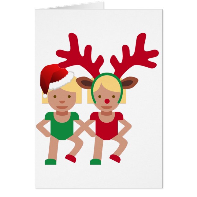 jumeaux emoji de noël père noël (Devant)