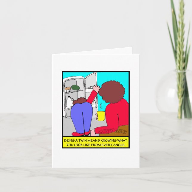 Jumeaux Looney chaque carte de note d'angle (Devant)
