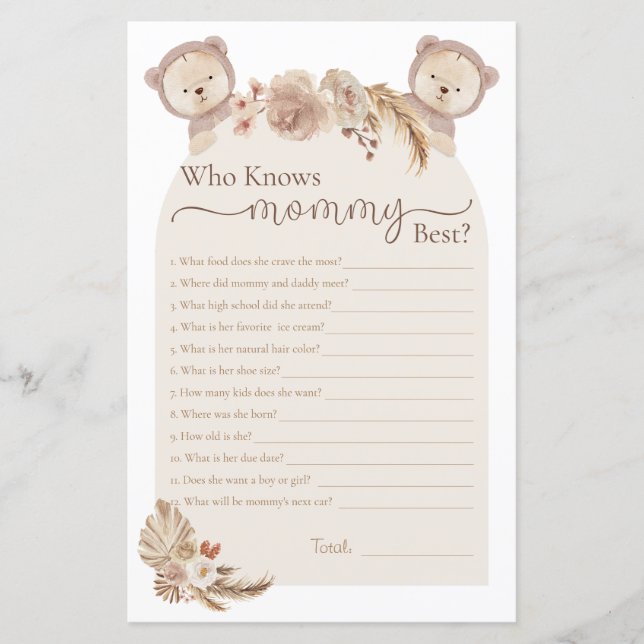 Jumeaux Nounours Qui Connaît Maman le Mieux Jeu de (Devant)