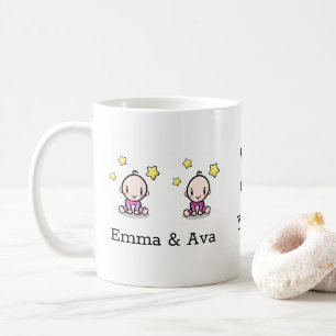 jumeaux : nous aimons maman mug, coffee mug