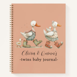 Jumeaux Silly Goose Journal de bébé