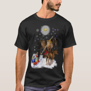 Jument de Noël et T-shirt de colt