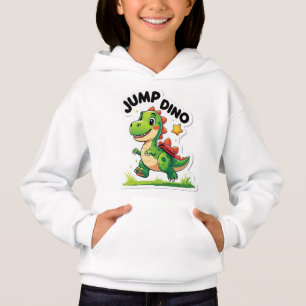 Jump Dino - Jouer Sticker sweat - shirt à capuche
