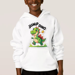 Jump Dino - Jouer Sticker sweat - shirt à capuche