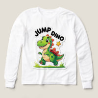 Jump Dino - Sticker de dessin en jeu T-Shirt