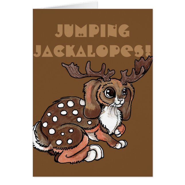 Jumping Jackalopes ! Personnalisable vide (Devant)
