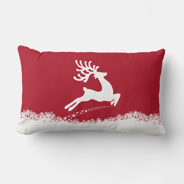 Jumping Reindeer lancer des oreillers (Recto)