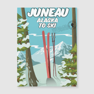 Juneau Alaska Pour Skier