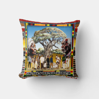 Juneteenth • Coussin de célébration de la liberté