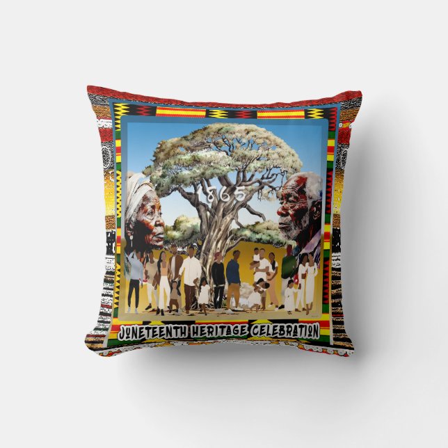 Juneteenth • Coussin de célébration de la liberté (Recto)