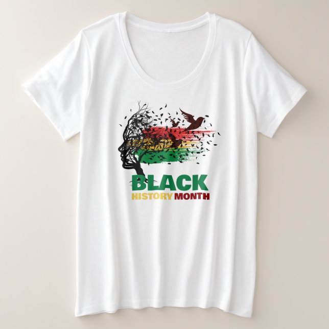 Junetten Tree African Root Fière Histoire Noire (Design devant)
