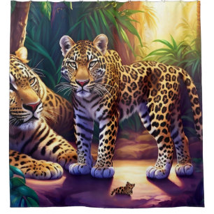 Jungle Amis Douche rideau