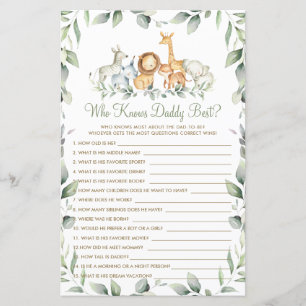 Jungle Animaux Végétation Qui Connaît Papa Meilleu