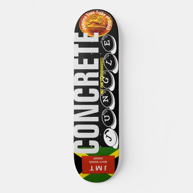 JUNGLE CONCRET 8 1/4" Planche de Skateboard (Recto)