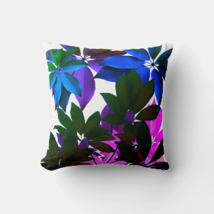 Jungle feuilles Jeter Coussin