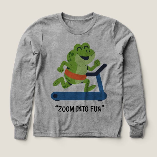 “Jungle Fun with Monkey – Kids T-Shirt” (Motif recto)