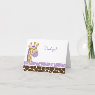 Jungle Giraffe (violet) Folle Merci notes