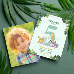 Jungle Safari Animaux Budget Photo Anniversaire In
