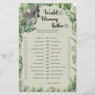 Jungle Safari Animaux Voudraient Maman Plutôt jeu