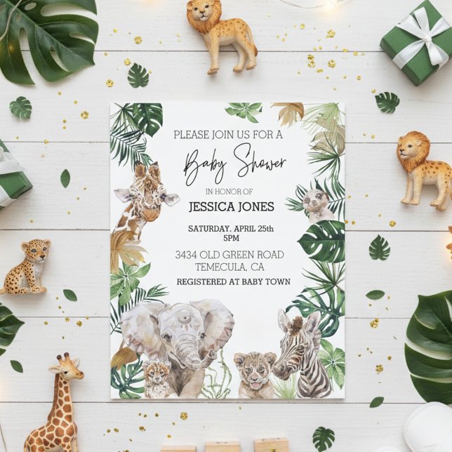 Jungle Safari Bébé Africain Animaux Budget Tropica (Créateur téléchargé)