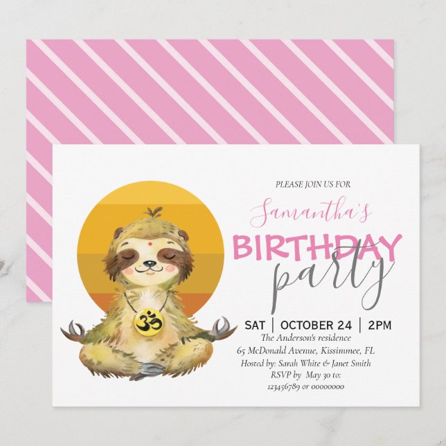 jungle safari zoo Faire-part (Devant / Derrière)