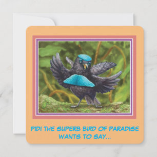Jungle Whispers Of Encouragement Series Carte Plat