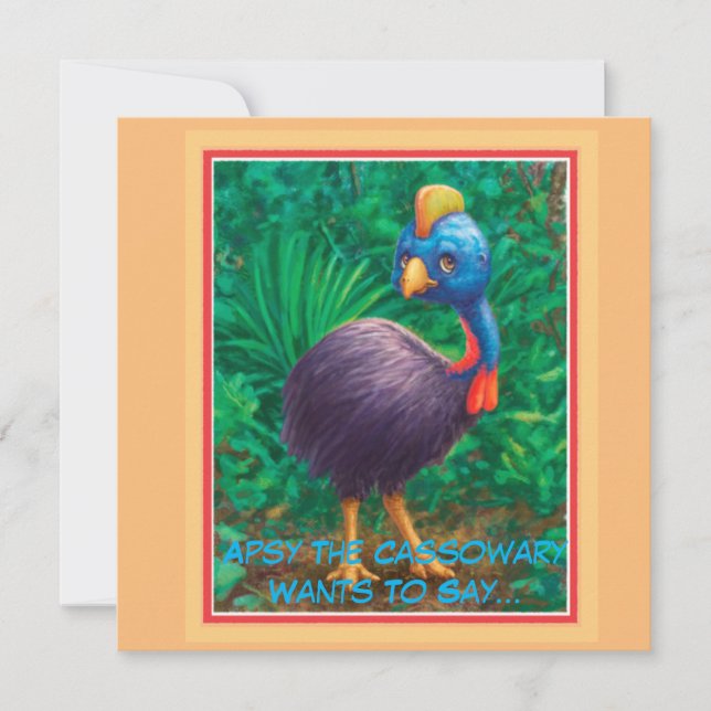 Jungle Whispers of Encouragement Series Carte plat (Devant)