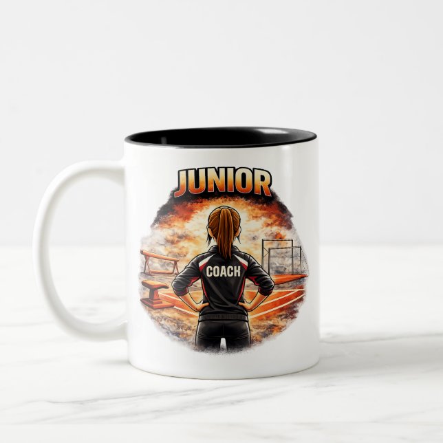 Junior Coach Mug - Gymnastics Gift (Gauche)