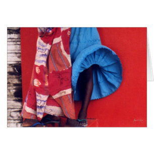 Jupe ébouriffée par le vent